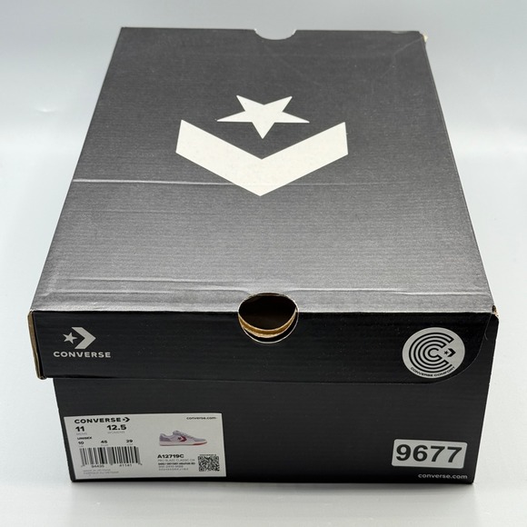 Converse Men's 11 Sneakers Grey Red Leather Pro Blaze Classic Streetwear A12719C - Picture 9 of 15